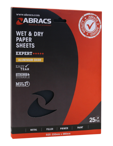 Picture of Abracs Wet & Dry Paper P120, 230 X 280mm