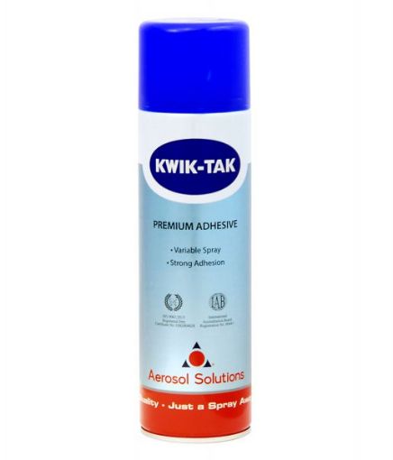 Picture of Aerosol Solution Kwik Tak Premium Quality Adhesive 500ml