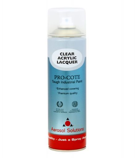 Picture of Aerosol Solution Pro-cote Clear Laquer 500ml