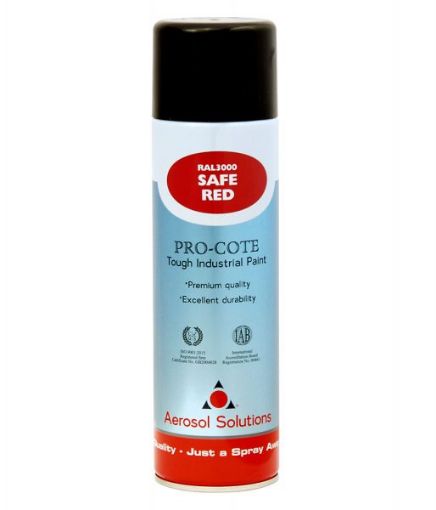 Picture of Aerosol Solution Pro-cote Safe Red Paint 500ml