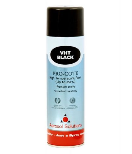 Picture of Aerosol Solution Pro-cote VHT Black 500ml