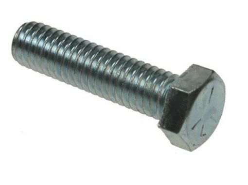 Picture of 1/4 UNC X 1.1/2 Hex Set Screw BS1768 BZP