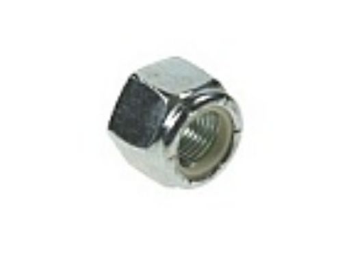 Picture of 3/8 UNC Nyloc Nut Type NE SAE2 bzp