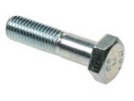 Picture of M8 X 100 Hex Head Bolt 8.8 DIN931 BZP