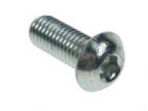 Picture of M6 x 25 Button Head Socket Screw ISO7380 bzp