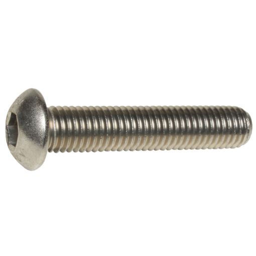 Picture of M5 X 10 Button Head Screw DIN7380 A2-304