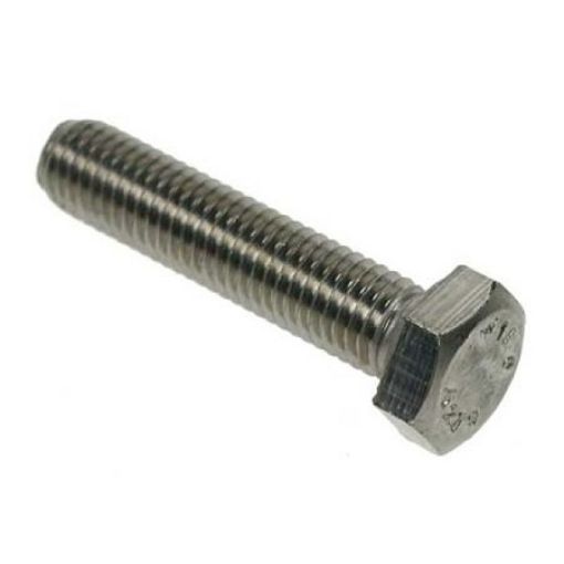 Picture of M5 X 25 Hex Set Screw DIN933 A2-304 S/Steel