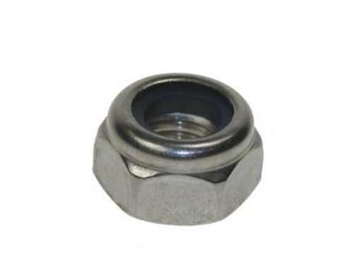 Picture of M5 Nylon Insert Nut DIN 985 A2-304 Stainless