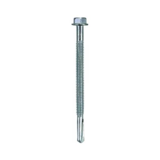 Picture of 5.5 x 50 Fine Hex Tek Roofing SelfDrill Screw Bzp