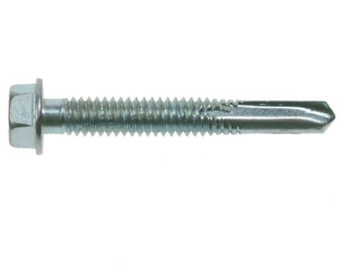 Picture of 5.5 x 70 Hex Tek Roofing Self Drill Screws Bzp