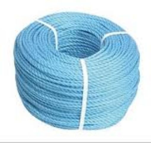 Picture of 6mm Blue Polypropylene Rope 220mtr