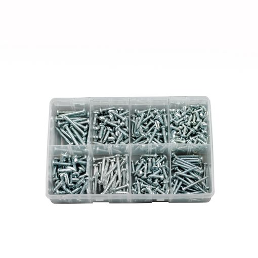 Picture of Assorted  Self Tapping Screws PZD Pan Head 4-12 Bzp