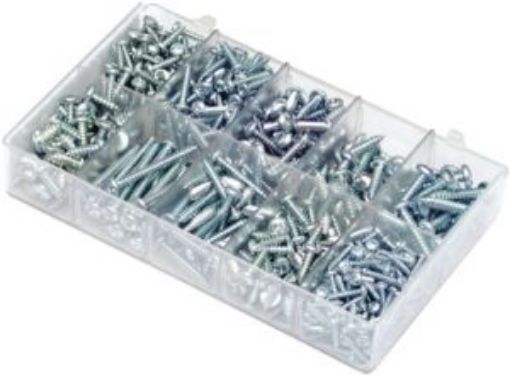 Picture of Assorted Self Tap Screws Pozi Csk No.6-10 Bzp