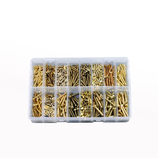 Picture of Assorted Brass Fasteners 2-6 BA