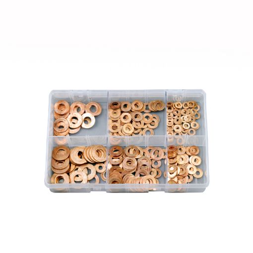 Picture of Assorted Imperial Copper Washers 3/16-1/2"