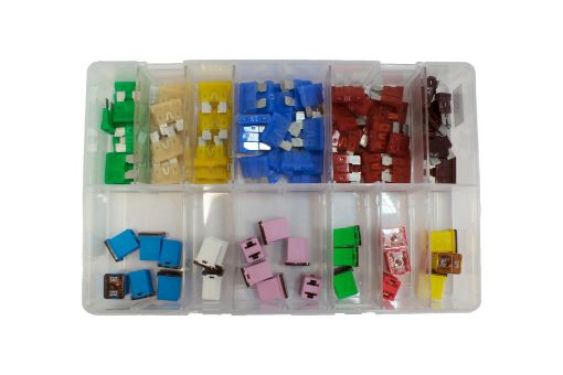 Picture of Assorted Low Profile J Case &amp; Blade Fuses