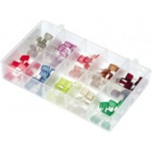 Picture of Assorted Mini Blade Fuses 2-30 Amp