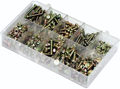 Picture of Assorted Mini Box Steel Machine Screws & Nuts M3-M5