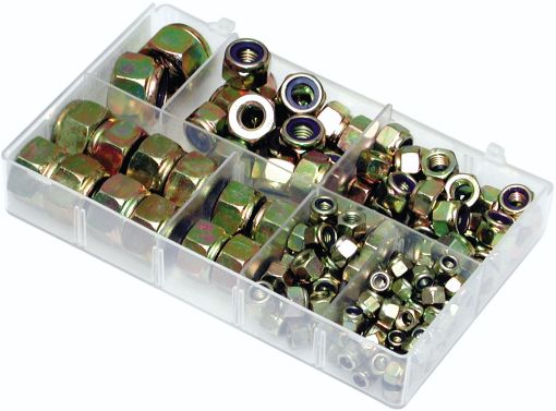 Picture of Assorted MiniBox Nyloc Nuts M5-M16