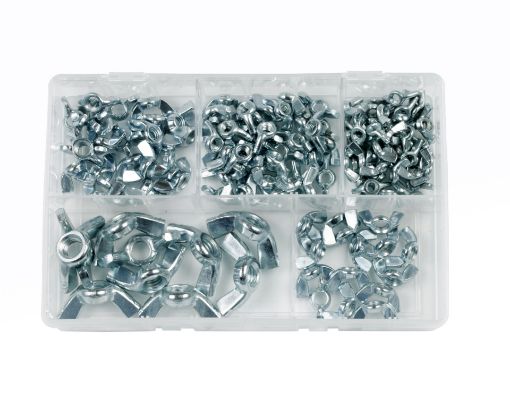 Picture of Assorted Wing Nuts BZP M5-12