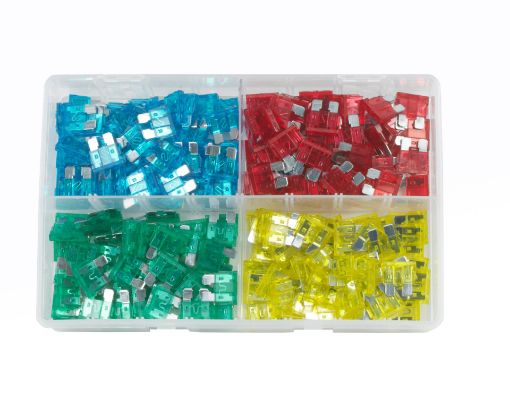 Picture of Assorted Top 4 Standard Blade Fuses 10-30AMP (Pack 300)