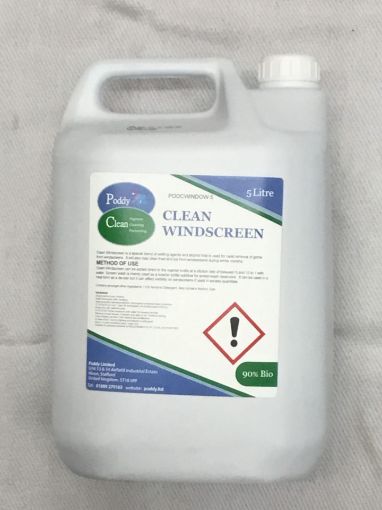 Picture of Poddy Clean - Screen Wash Concentrate 5ltr