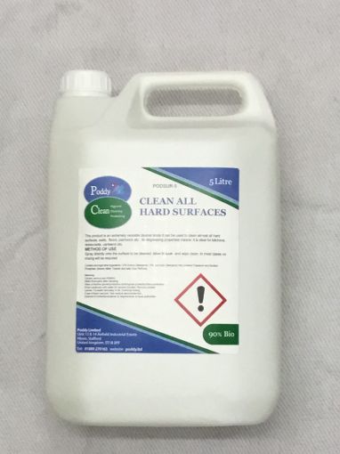 Picture of Poddy Clean - Clean All Hard Surfaces 5ltr