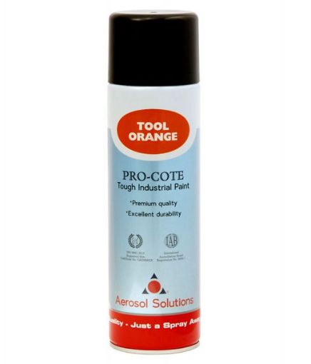 Picture of Aerosol Solution Pro-cote Tool Orange Paint 500ml