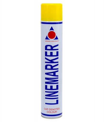 Picture of Aerosol Solution Yellow Line Marker Paint 750ml