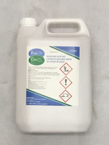 Picture of Poddy Clean -Power House Citrus Degreaser 5ltr