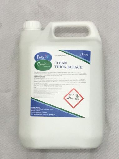 Picture of Poddy Clean - Clean Thick Bleach 5 Ltr