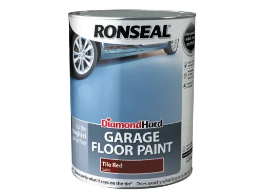 Picture of Ronseal Diamond Hard Garage Red Floor Paint  5ltr