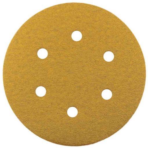 Picture of Abracs Velcro 6 Hole Sanding Disc 150mm 180g