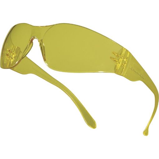 Picture of Delta PLus Brava Yellow Monobloc Polycarbonate Glasses