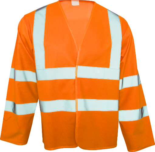 Picture of Long Sleeve High Vis Waistcoat Orange - 3XL