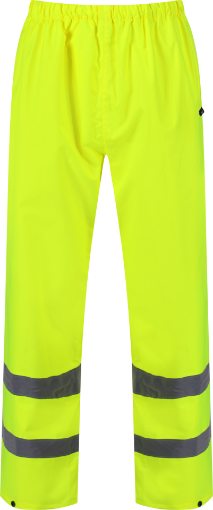 Picture of UCI Yellow High Vis Waterproof Trouser - 2XL