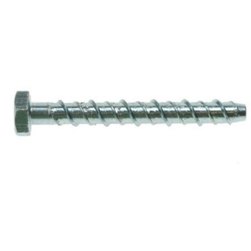 Picture of M10 X 60 Serbolt Hex Concrete Bolt Bzp