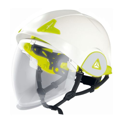 Picture of Delta Plus Onyx Dual-Shell Safety Helmet with Built In Visor