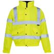 Picture of Yellow High Visibility Bomber Jacket  - M