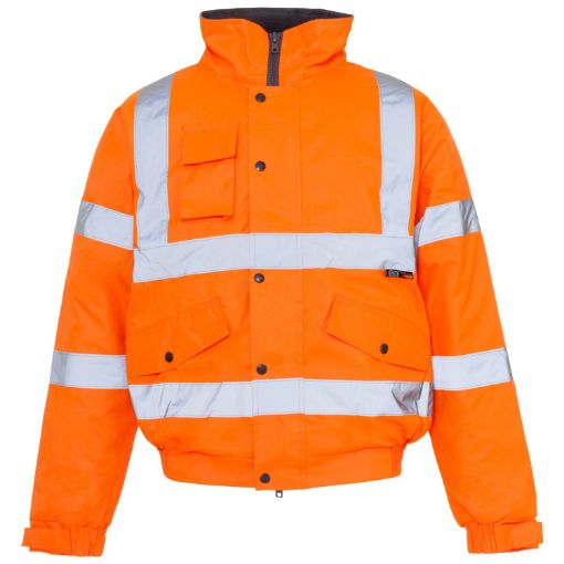 Picture of Orange High Visibility Bomber Jacket  - 2XL