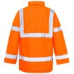 Picture of Orange High Visibility Delux Parka Jacket - 2XL