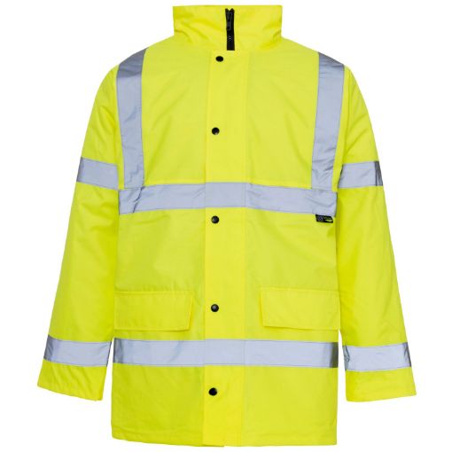 Picture of Yellow High Visibility Delux Parka Jacket- 2XL