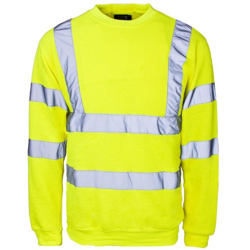 Picture of Yellow Hi Vis Sweatshirt - 2XL