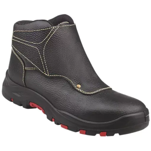 Picture of Delta Plus Cobra 4 Weld Safety Boots Black Leather with Strap - 07