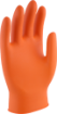 Picture of UCI Maxim Orange Nitrile Gloves (XXL) Dimpled Powder Free Nitrile Gloves