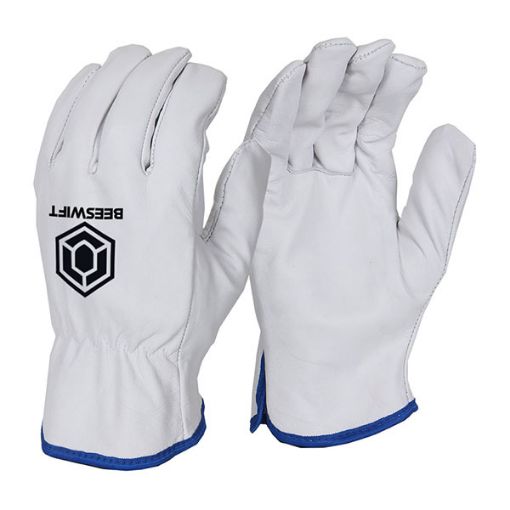 Picture of Click 2000 Lined Drivers Gloves Pearl L