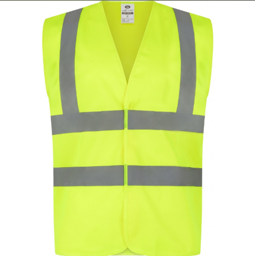 Picture of Yellow Hi Vis Waistcoat EN471 Class 2 - Small