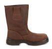 Picture of Click S3 Fur lined Brown Rigger Boots Size 7