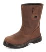 Picture of Click S3 Fur lined Brown Rigger Boots Size 8