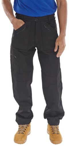 Picture of Beeswift Action Trousers Black 34R